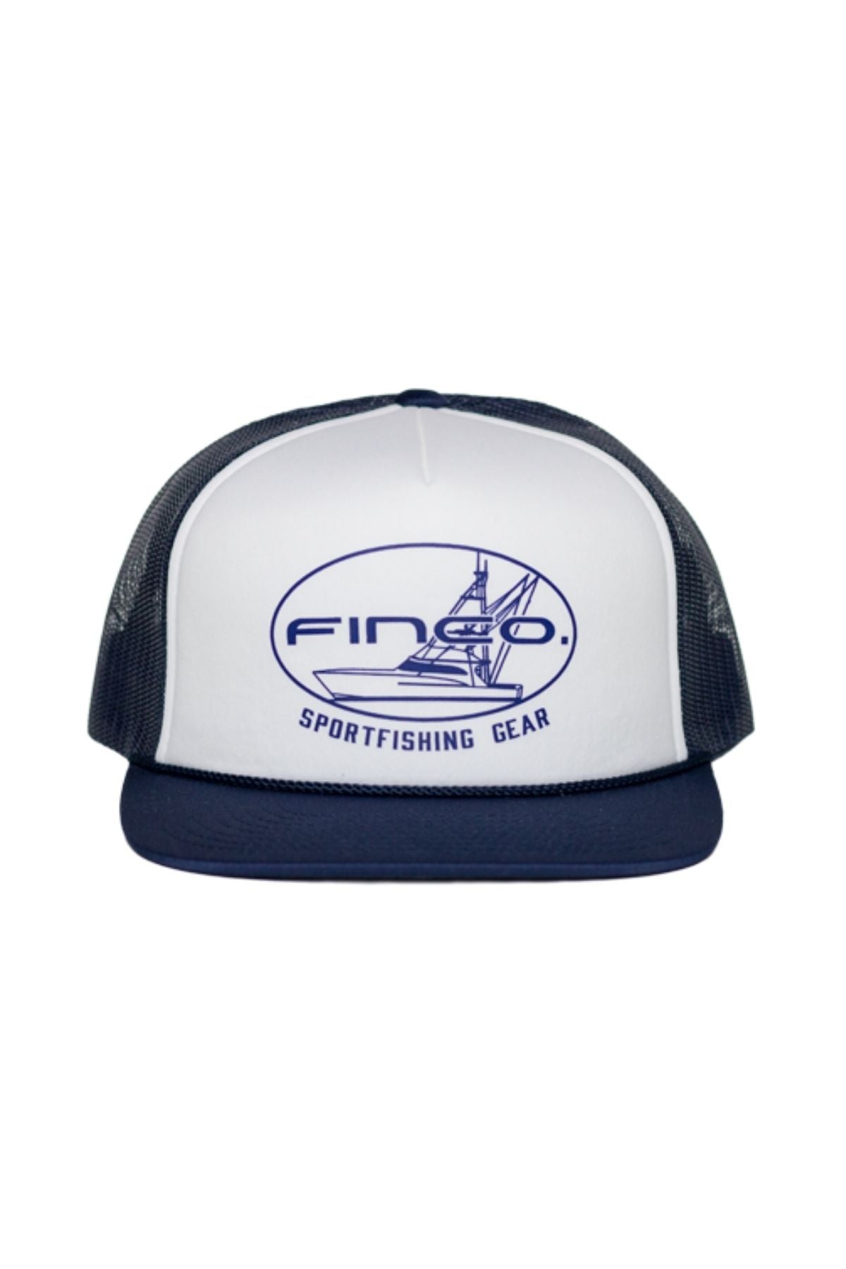 Foamy Trucker Hat in Navy – Finco