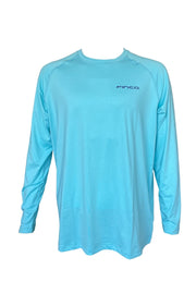 Gulf Proven Blue Marlin Long Sleeve Performance in Columbia Blue