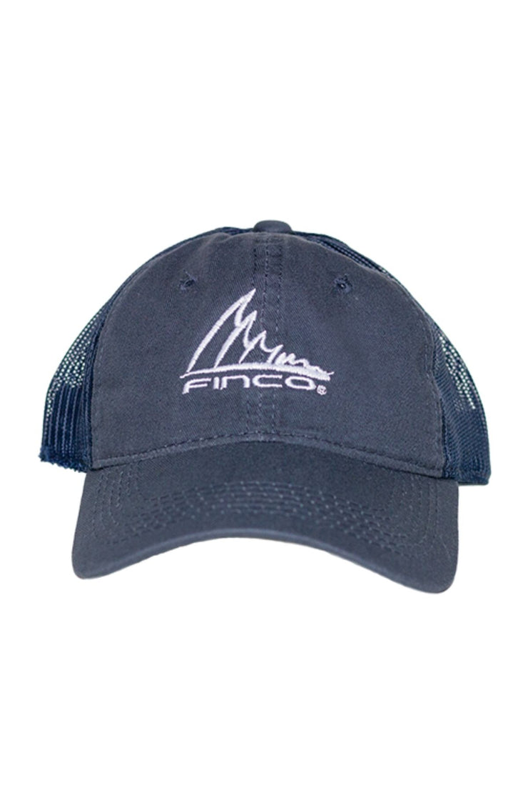 Relaxed Trucker Hat in Navy – Finco