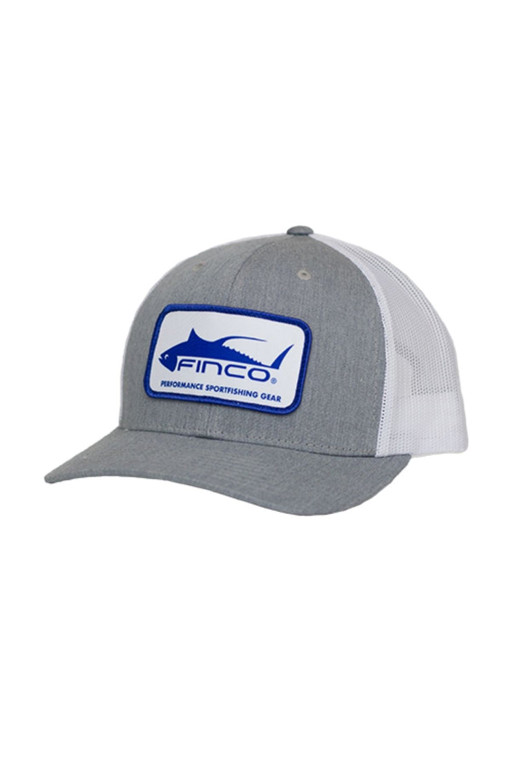 Tuna Trucker Hat in Gray / White