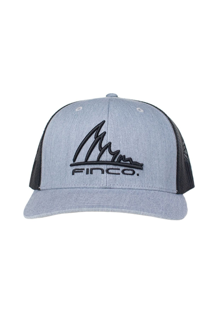 3D Trucker Hat in Gray / Black